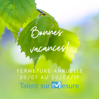 fermeture annuelle fermeture annuelle