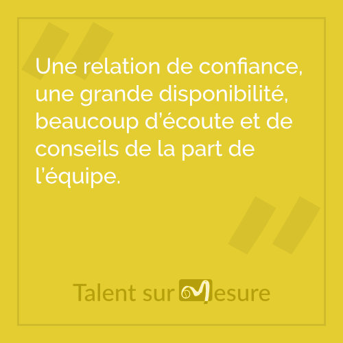 Témoignage d'un Client de Talent sur Mesure