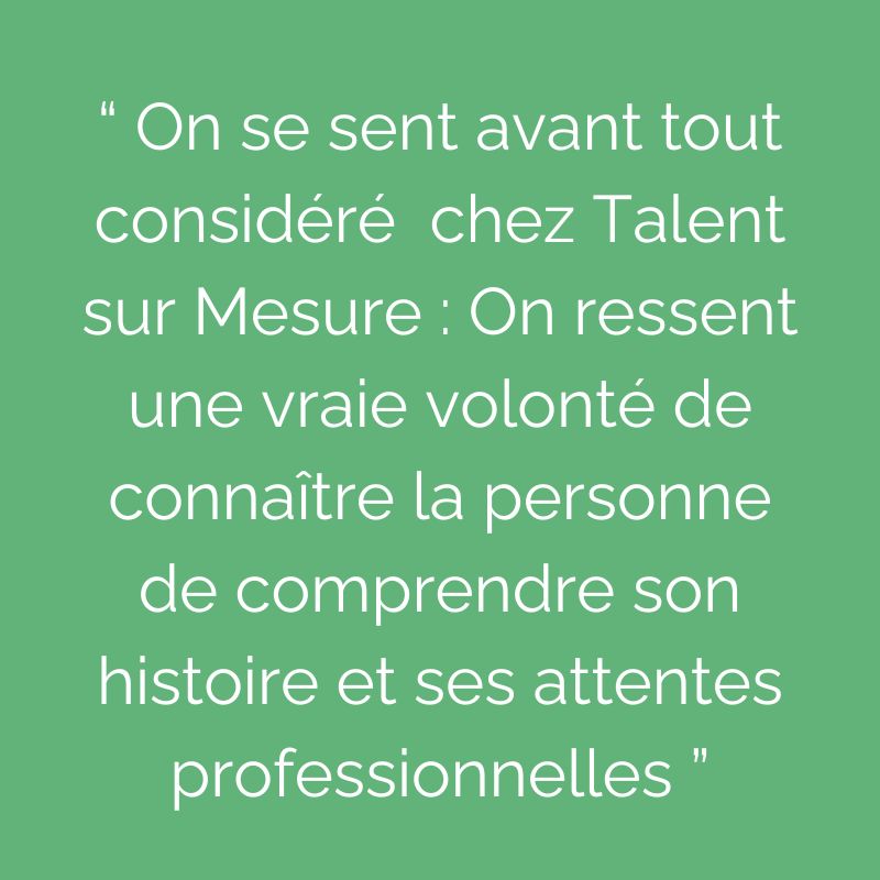 Témoignage d'un Talent